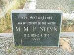 STEYN Jacobus Stephanus 1884-1952 & M.M.P. 1895-1949