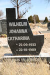 WILHELM Johanna Catharina 1933-1989
