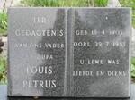 ? Louis Petrus 1902-1985