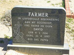FARMER David 1924-1985