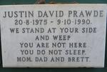 PRAWDE Justin David 1975-1990