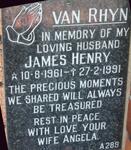 RHYN James Henry, van 1961-1991