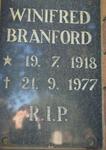 BRANFORD Winifred 1918-1977