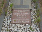 ? Elizabeth Susanna 1933-2011 :: ? Elspeth Victor