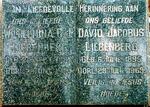 LIEBENBERG David Jacobus 1895-1969 & Wilhelmina 18??-??