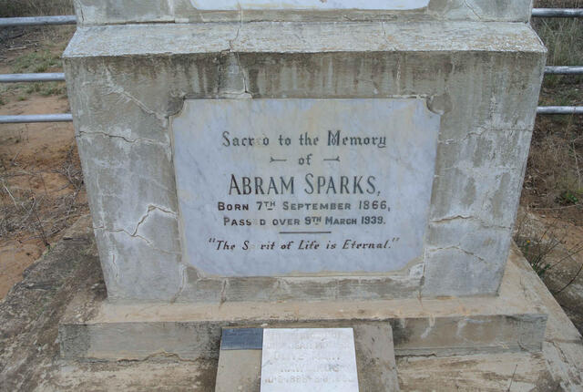 SPARKS Abram 1866-1939