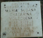 VOLSCHENK Maria Susana Chatarina 1933-1987