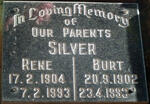 SILVER Burt 1902-1993 & Rene 1904-1993