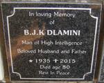 DLAMINI B.J.K. 1935-2015
