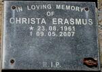 ERASMUS Christa 1961-2007