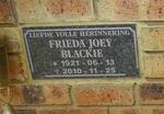 BLACKIE Frieda Joey 1921-2010