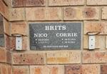 BRITS Nico 1934-2012 & Corrie 1935-2011