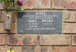 ABEL Dirk 1935-2010 & Petro 1934-