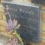 ROODE Rosie 1919-2013