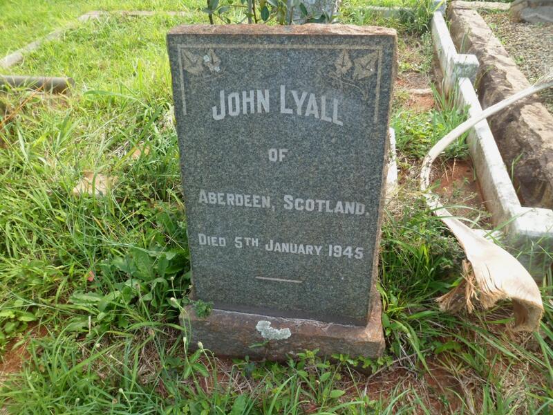 LYALL John -1945