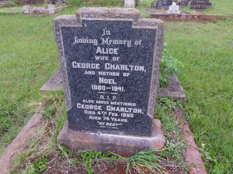 CHARLTON George -1950 & Alice 1880-1941
