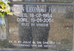FOURIE Johann Leondri 1954-2004