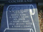 COCHRANE Nellie 1908-1973 :: COCHRANE Theresa Marie 1935-2000 :: COCHRANE Joseph 1957-1977