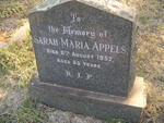 APPELS Sarah Maria -1952