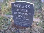 MYERS Derek Desmond 1953-2004
