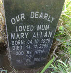 ALLAN Mary 1930-2009