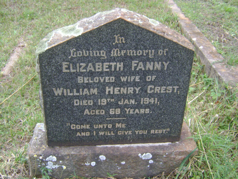 CREST Elizabeth Fanny -1941