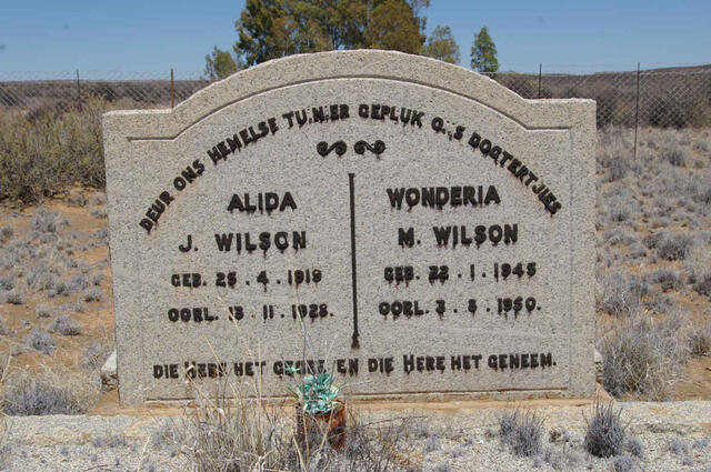 WILSON Alida J. 1919-1928 :: WILSON Wonderia M. 1945-1950