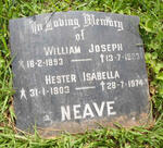 NEAVE William Joseph 1893-1963 & Hester Isabella 1903-1974