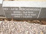 HERCHENRODER A.F.M. 1932-2013