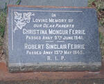 FERRIE Robert Sinclair -1945 & Christina Moncur -1941