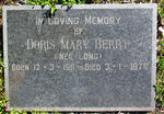 BERRY Doris Mary nee LONG 1911-1978