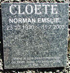 CLOETE Norman Emslie 1930-2003