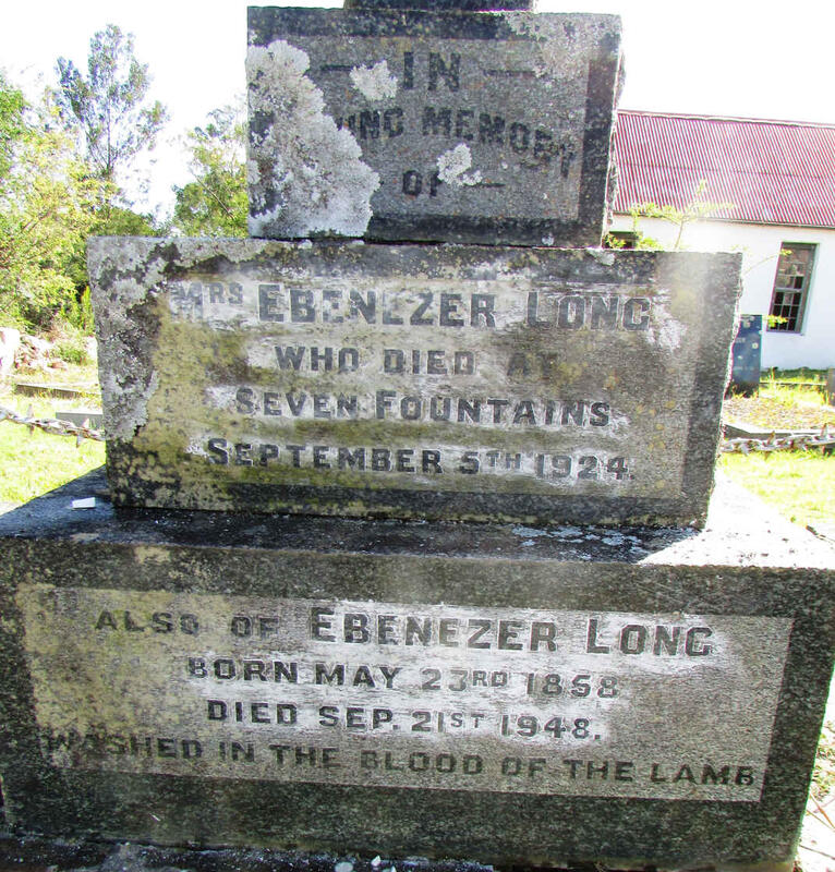 LONG Ebenezer 1858-1948 & Mrs. -1924
