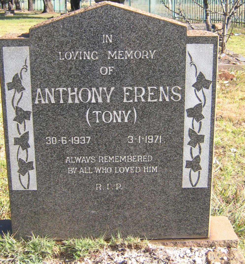 ERENS Anthony 1937-1971