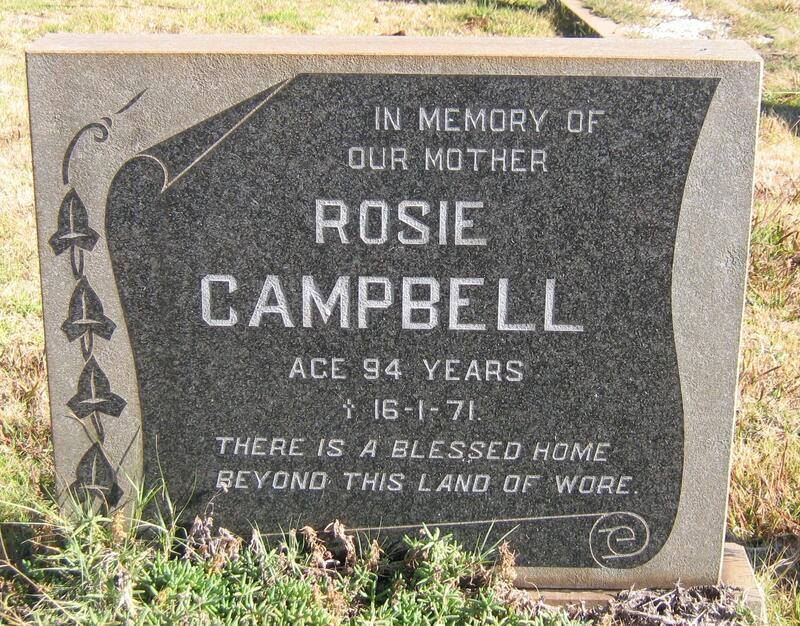 CAMPBELL Rosie -1971