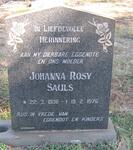 SAULS Johanna Rosy 1936-1976