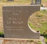 ROUX Piet, le 1948-1975 :: LE ROUX Hendry 1952-1975 :: LE ROUX Jacob 1955-1975