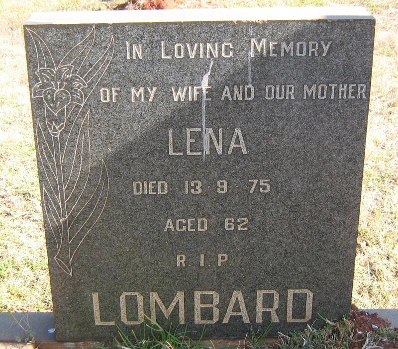LOMBARD Lena -1975