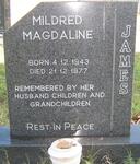 JAMES Mildred Magdaline 1943-1977