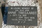 TRIEGAARDT Annie 1892-1979