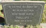 PHILLIPS Gertrude Katie 1908-1970