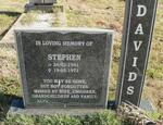 DAVIDS Stephen 1941-1971