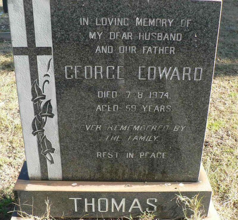 THOMAS George Edward -1974