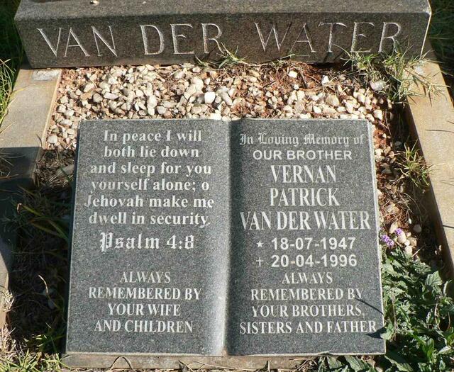 WATER Iris, van der -1975 :: VAN DER WATER Vernan Patrick 1947-1996