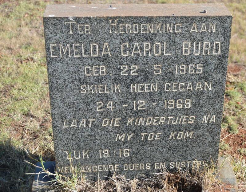 BURD Emelda Carol 1965-1969