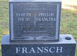 FRANSCH Samuel David 1907-1969 & Phyllis Francina 1907-1994