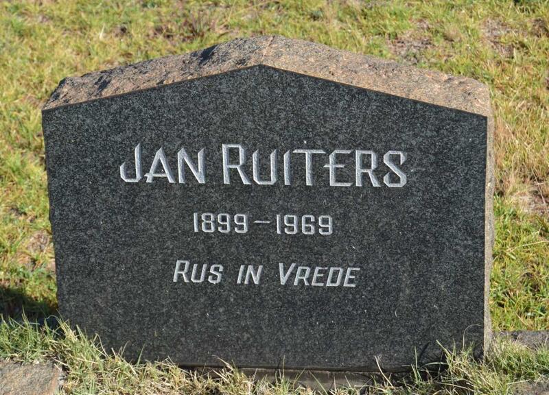 RUITERS Jan 1899-1969