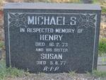 MICHAELS Henry -1973 :: MICHAELS Susan -1977