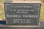 CROWDER Russell 1953-1974