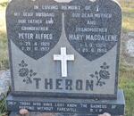 THERON Peter Alfred 1920-1977 & Mary Magdalene 1924-1994